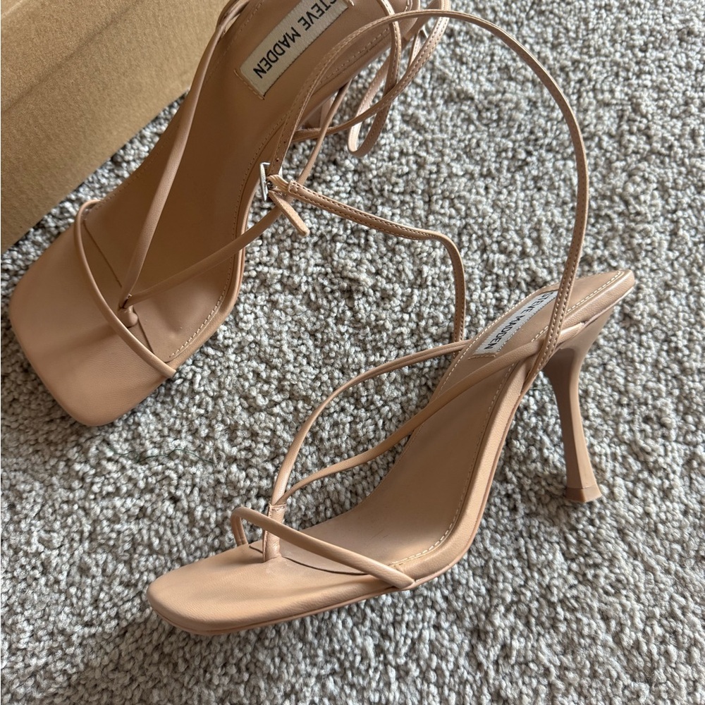 Steve Madden - Annie Nude Strappy Heels